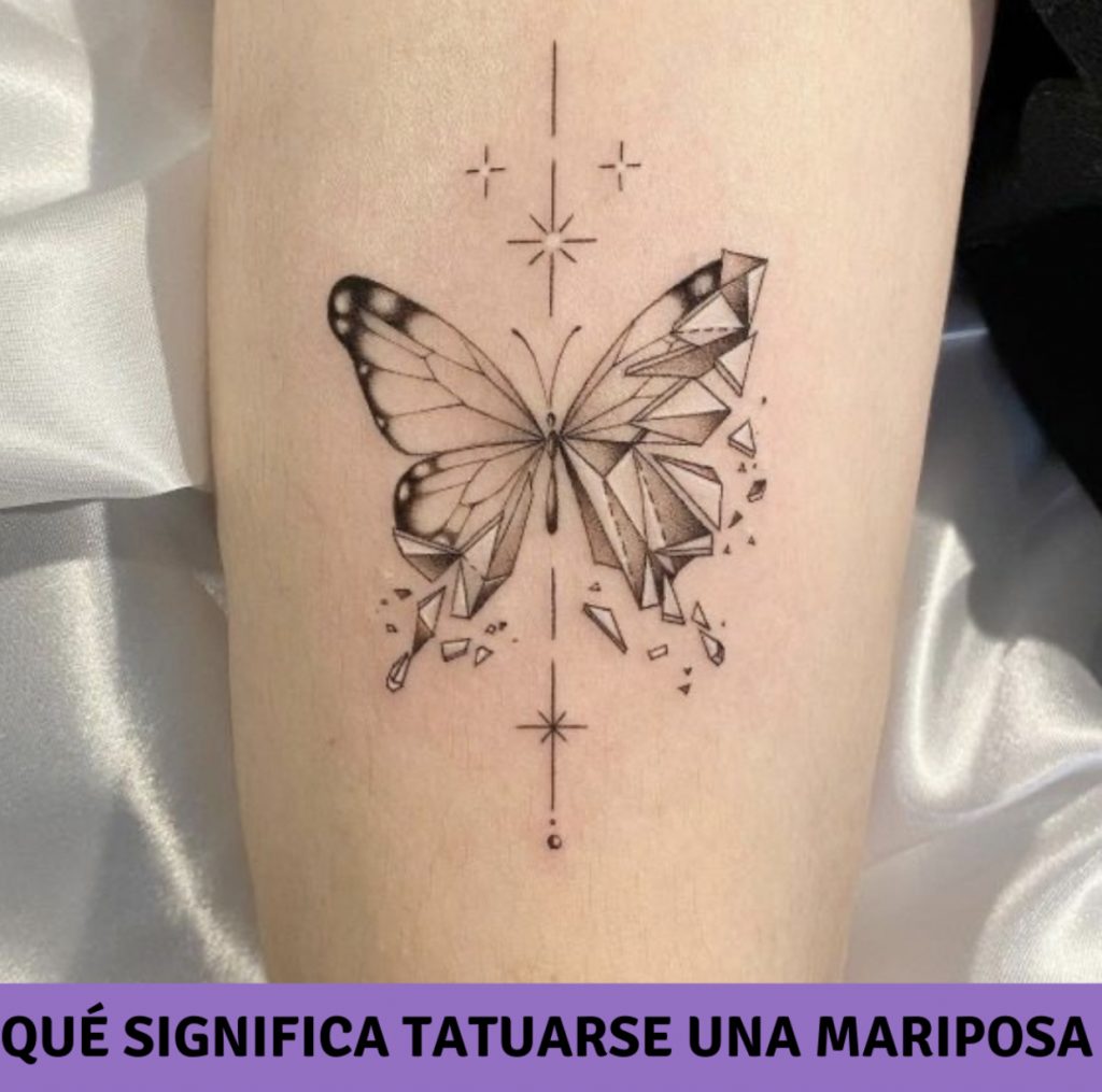 Qué significa el símbolo de la mariposa -Qué significado tiene el tatuaje de mariposa y flores Tatuaje de Mariposa y Rosas