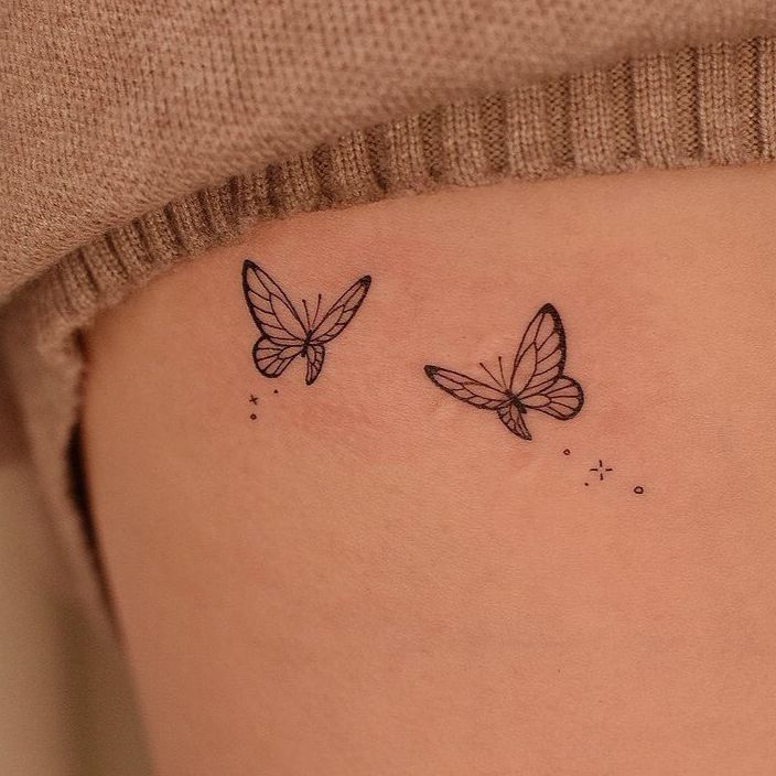 Ejemplos de tatuajes de mariposas